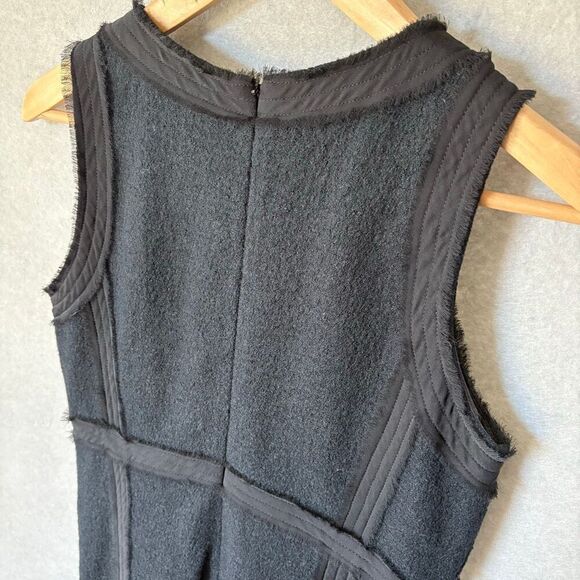 Michael Kors Black Boucle Wool Blend Sheath Knee Length Office Career Wear Sz 4 - Picture 3 of 9